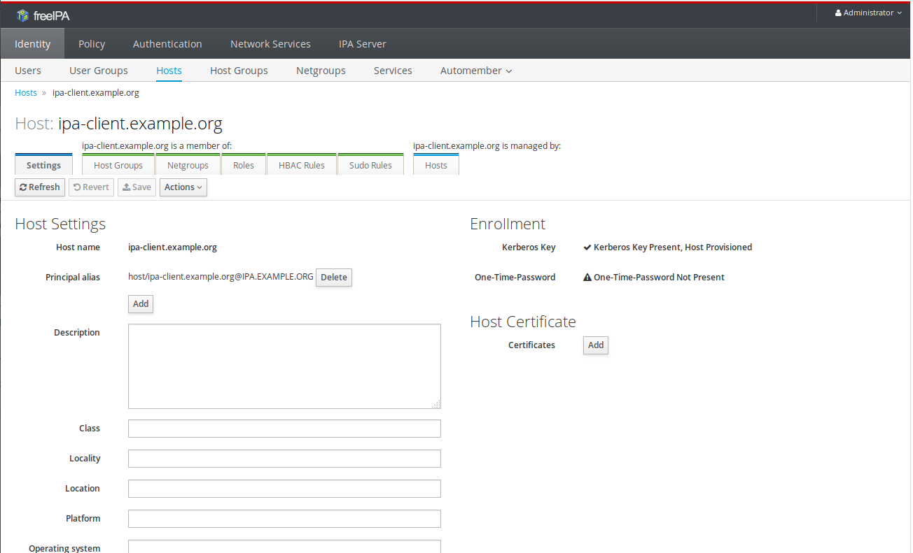 client view